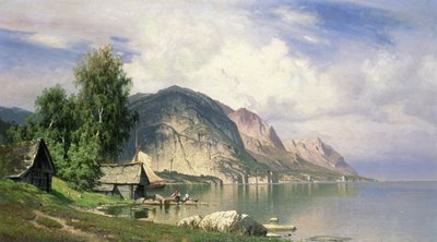 Norwegischer Fjord von Hugo Knorr